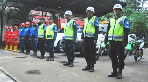 Fasilitas keamanan kota deltamas cikarang